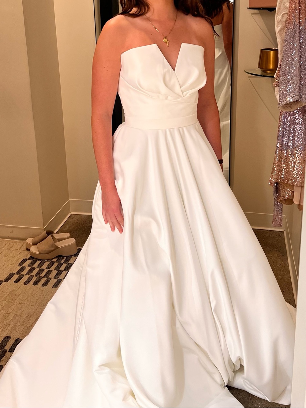 Classic Strapless Wedding gown